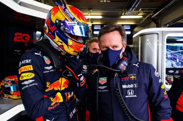 Horner Albon kwalificatie Duitsland 2020jpg