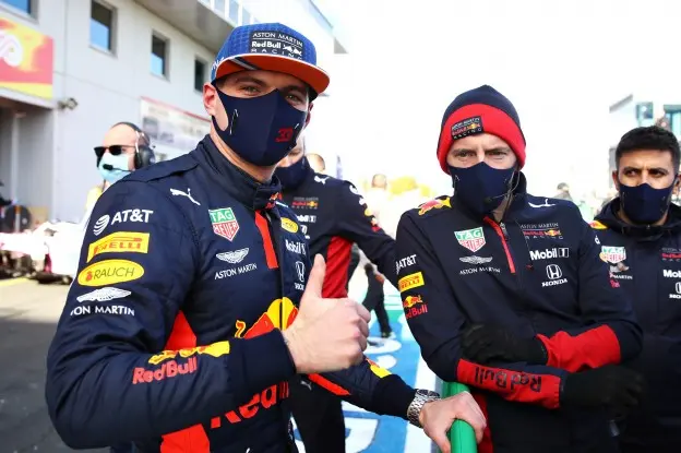 Verstappen duim Duitsland 2020jpg