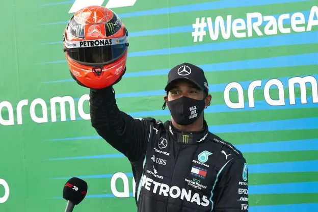 Hamilton helm Schumacher 2020jpg
