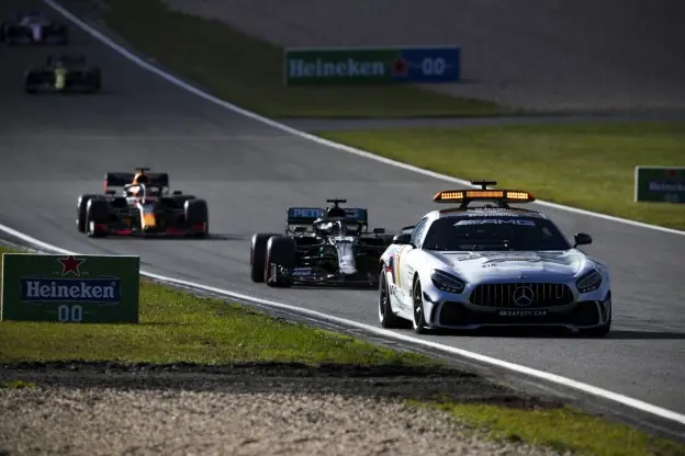 Lewis Hamilton Max Verstappen safety carjpg