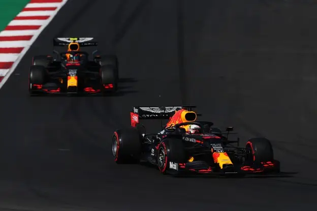 Verstappen Albon Portugal 2020