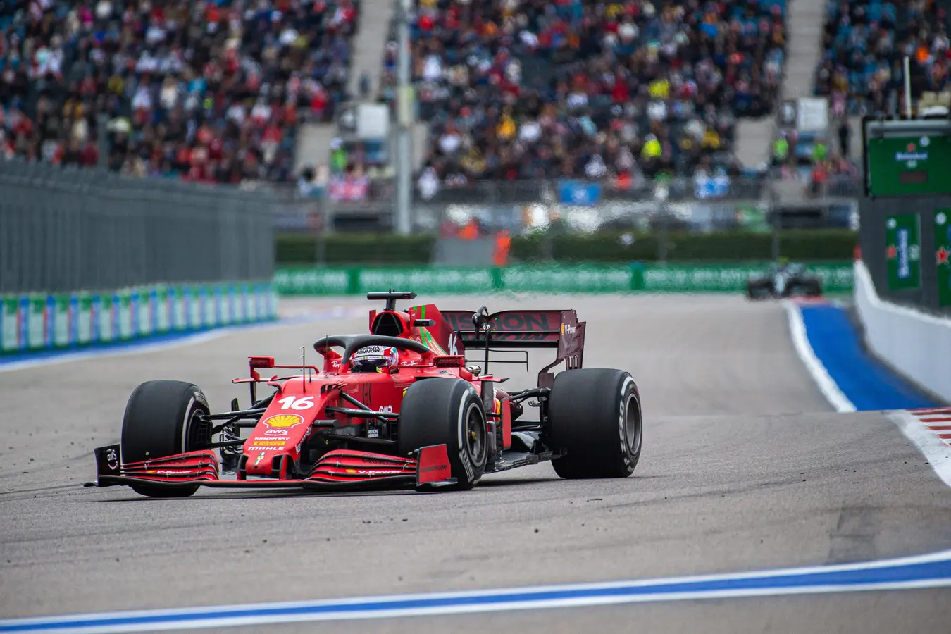 Ferrari Rusland achtervleugel