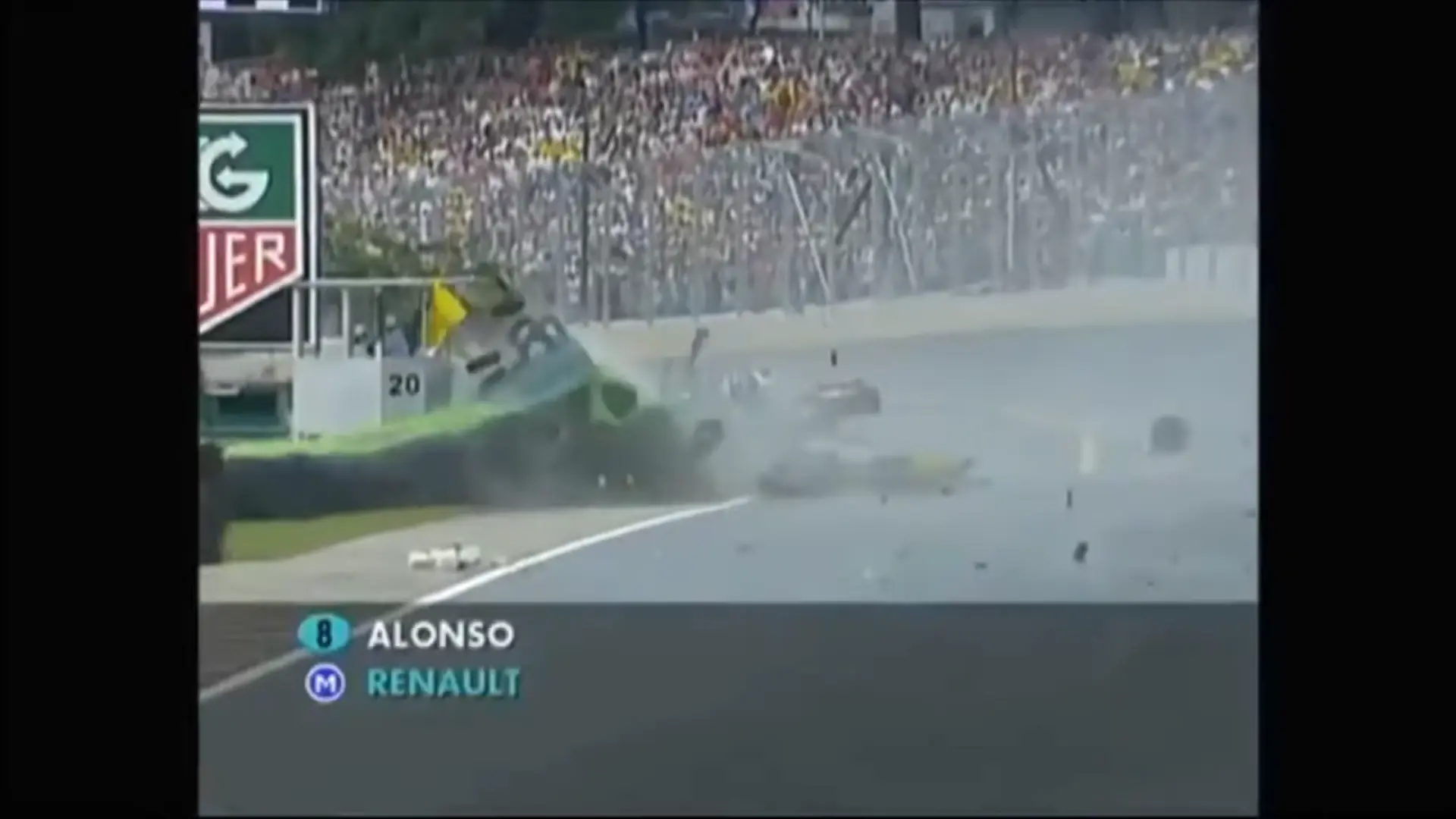 fernando alonso crash brazilie 2003