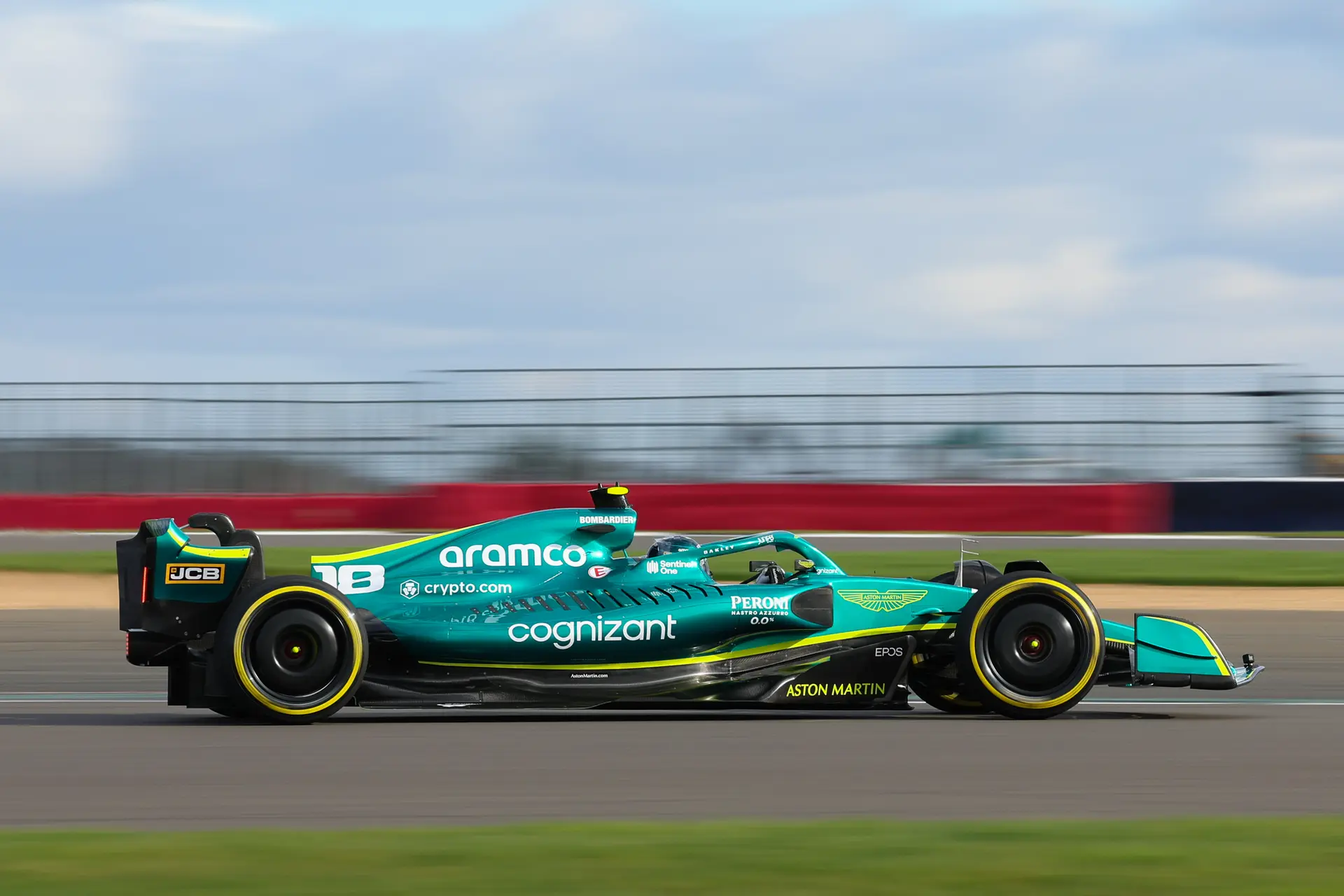 Aston Martin AMR22 Zijkant