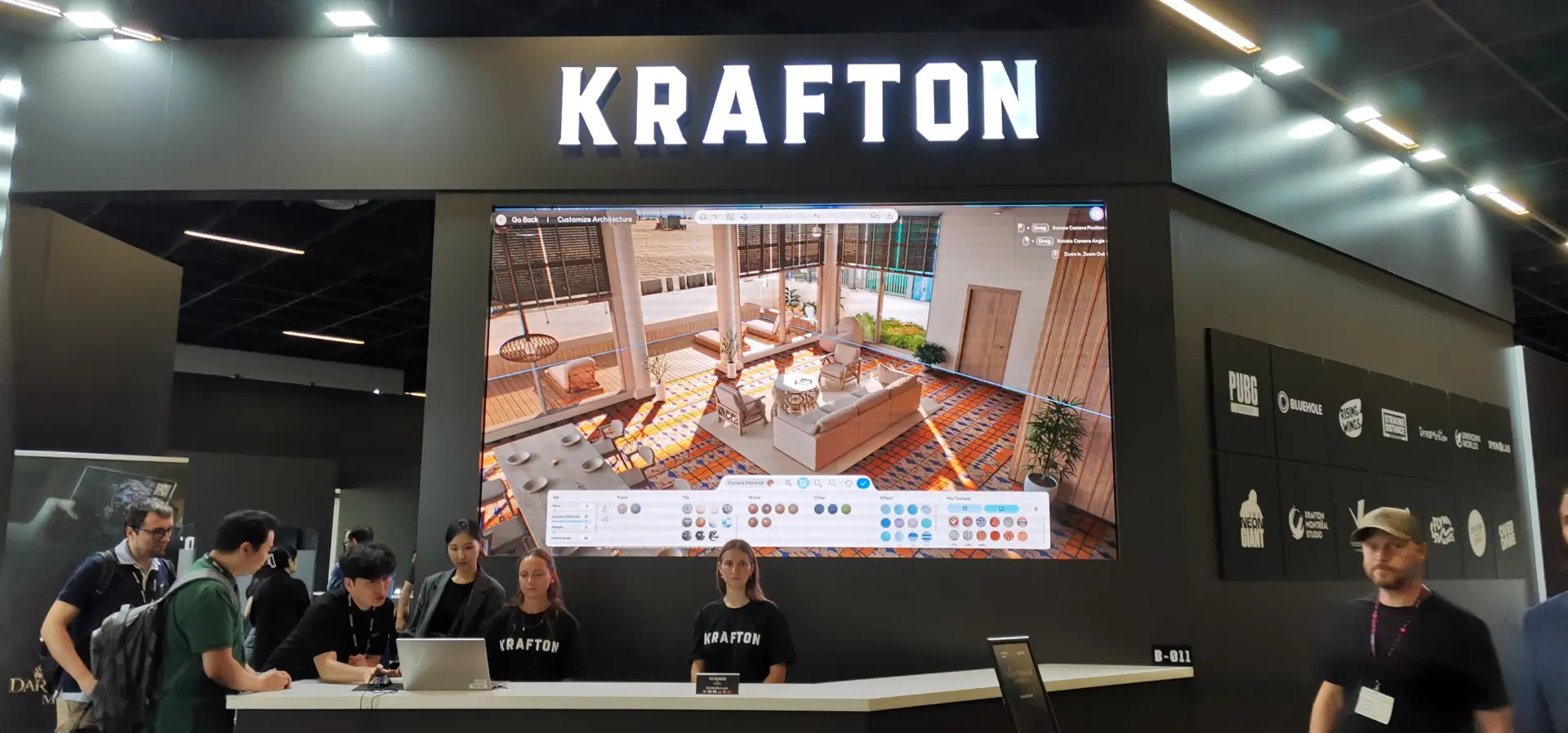 krafton booth op gamescom 2024