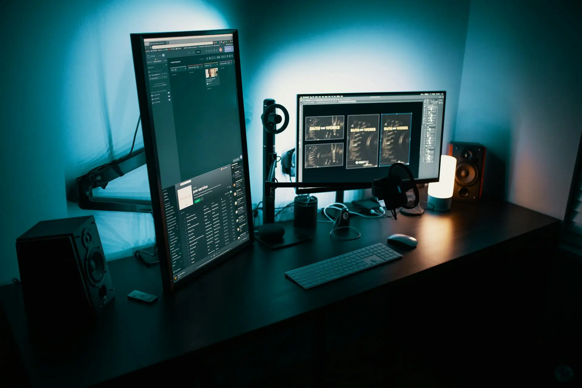 pc gaming setup