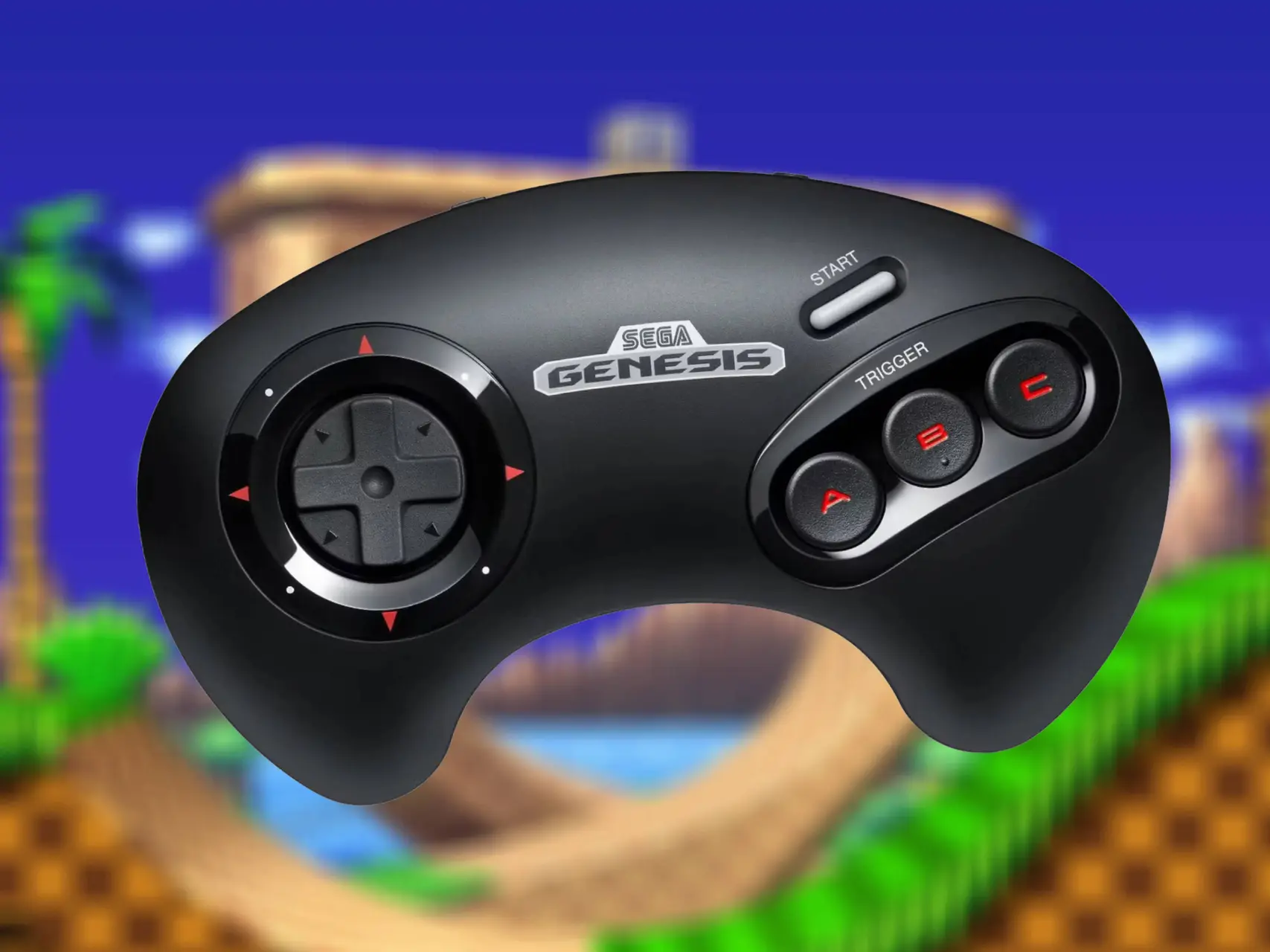 SEGA Genesis controller Green Hill Zone Sonic