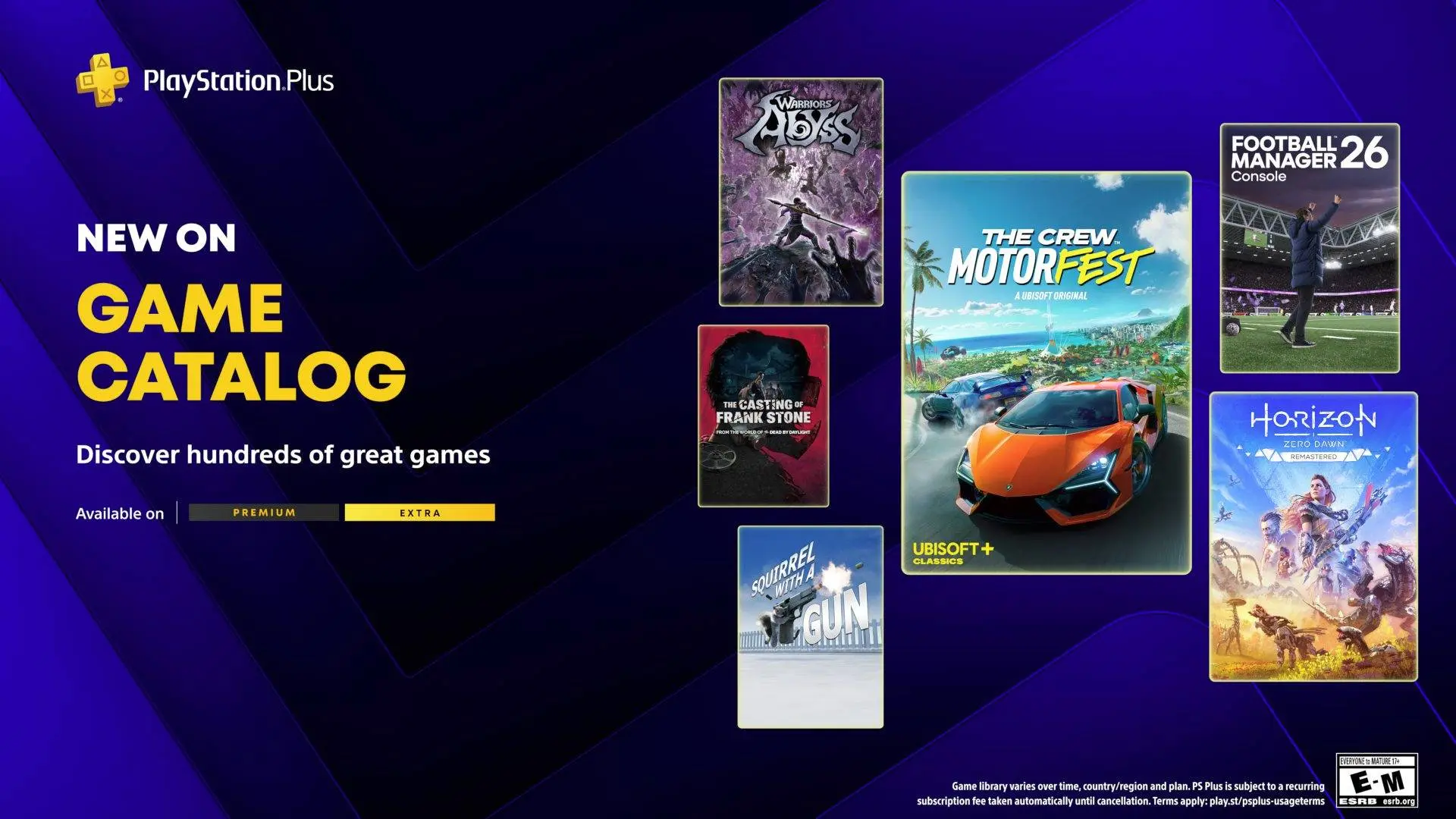 PS Plus Extra april 2026