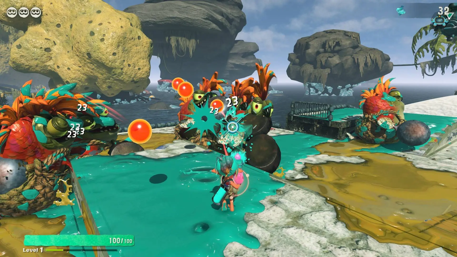 Splatoon Raiders actie