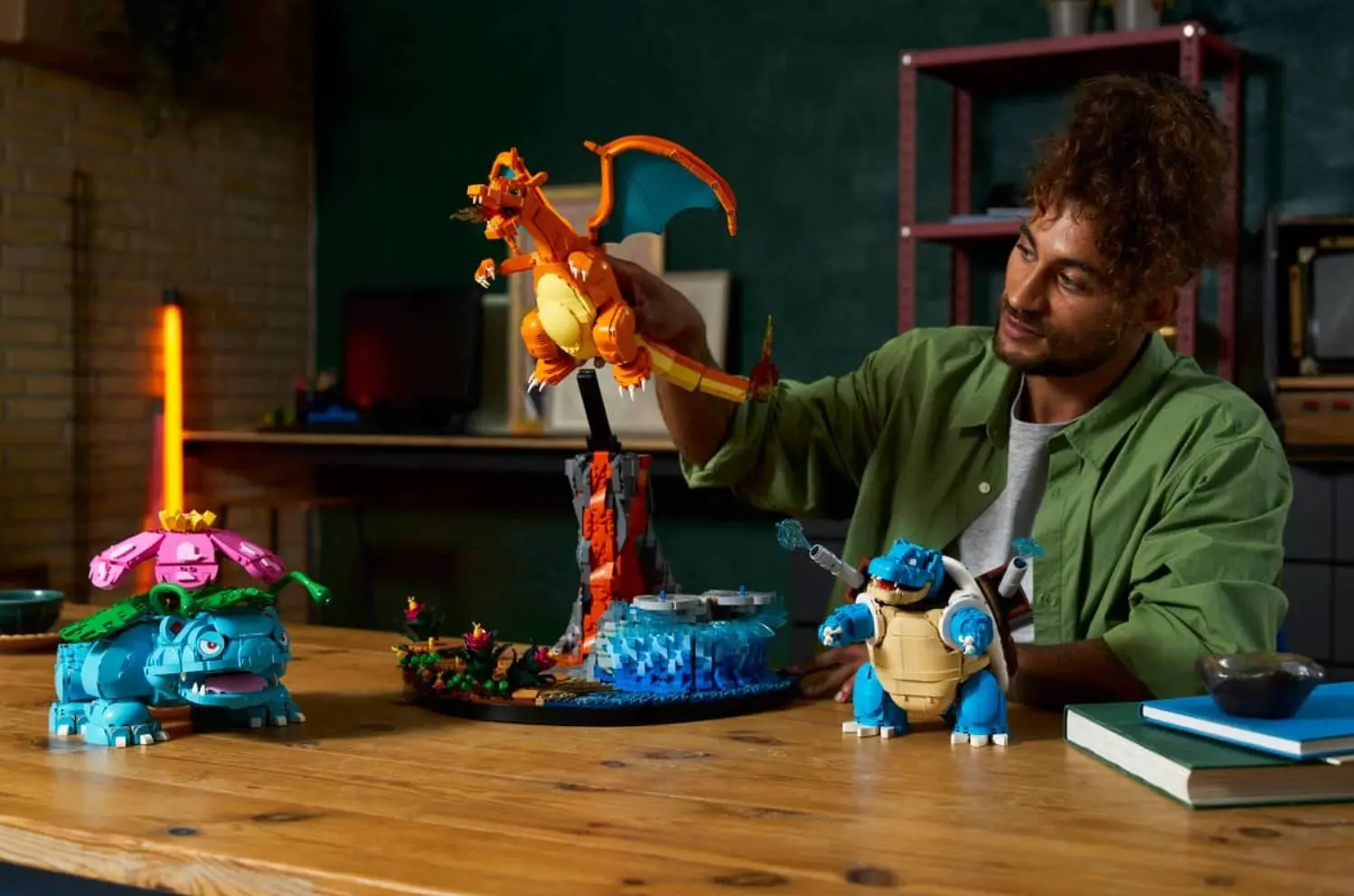 Venusaur, Charizard en Blastoise