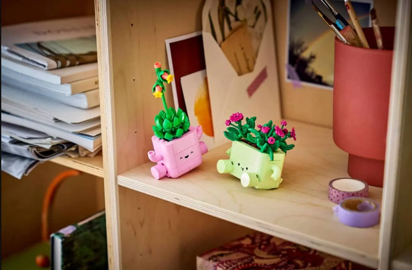 Schommelende plantjes LEGO