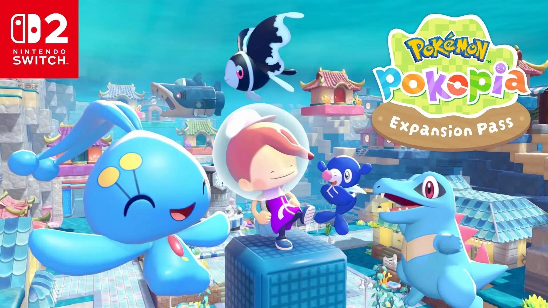 Pokémon Pokopia Bubbly Basin key art