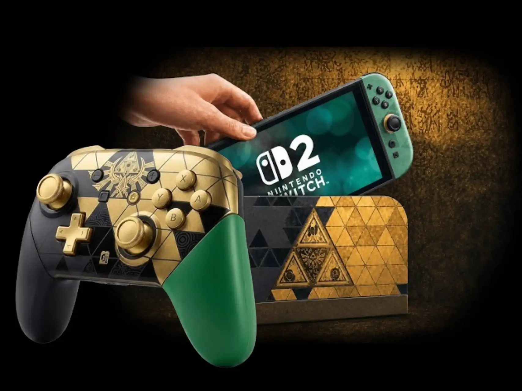 Zelda Switch 2 en controller
