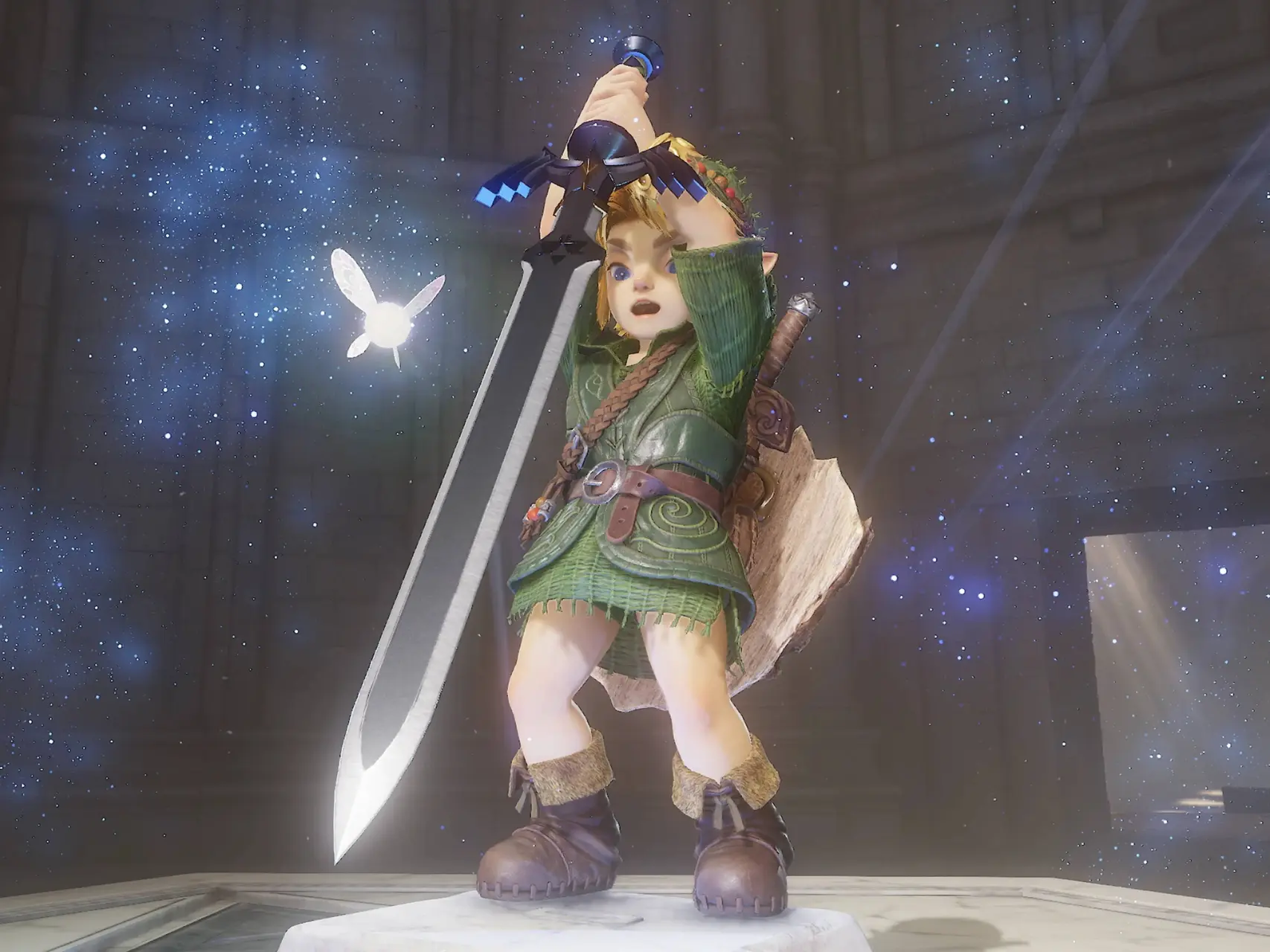 The Legend of Zelda OCarina of Time Remake Master Sword