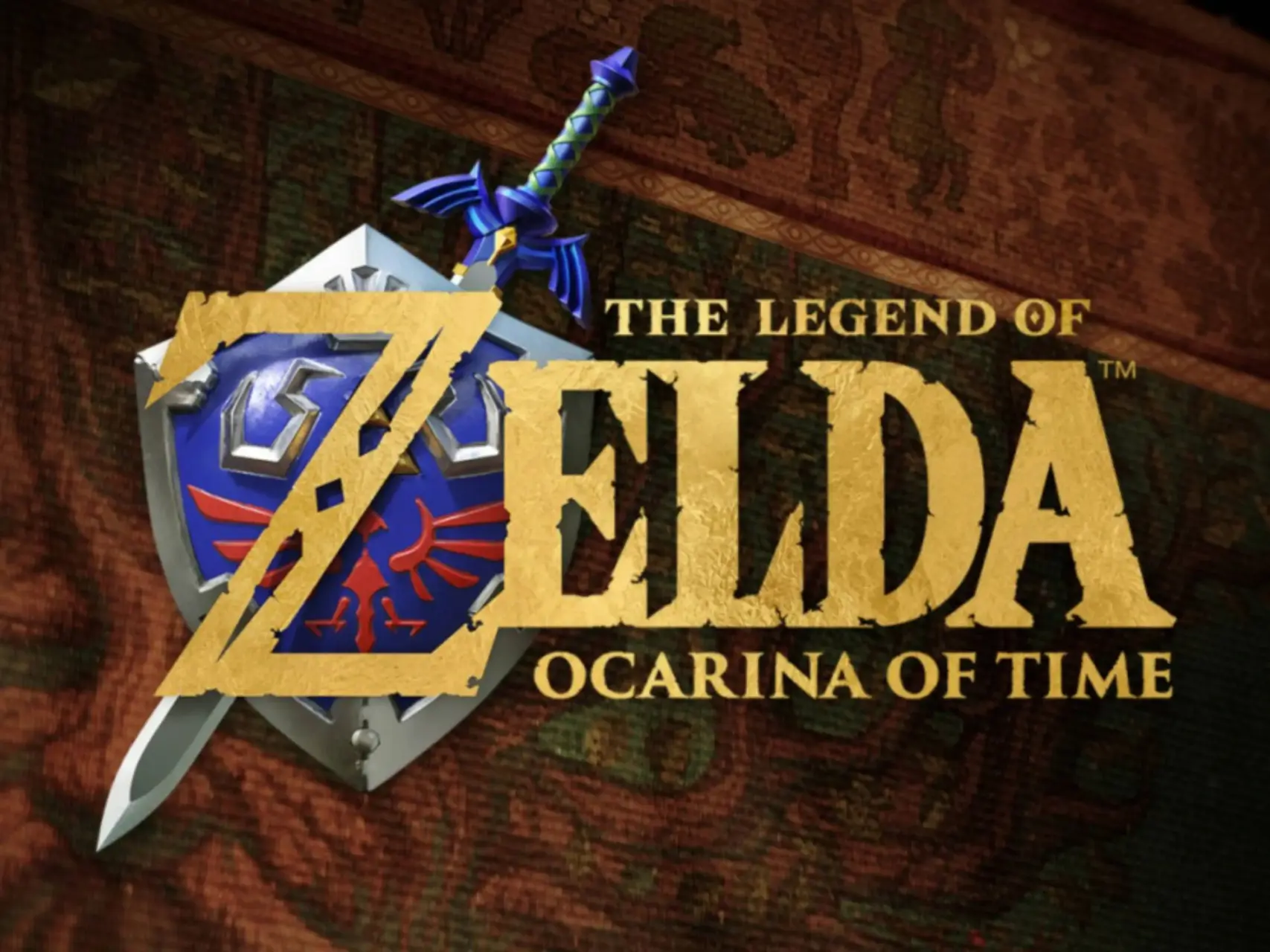 The Legend of Zelda Ocarina of time title