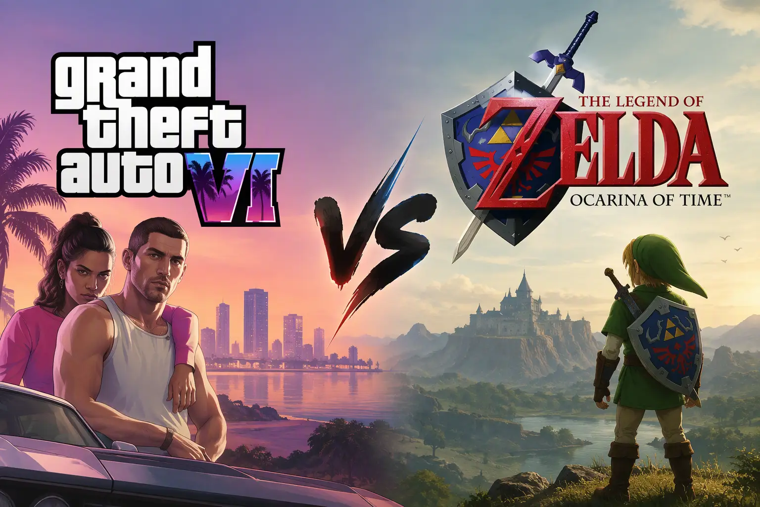 GTA VI vs Zelda