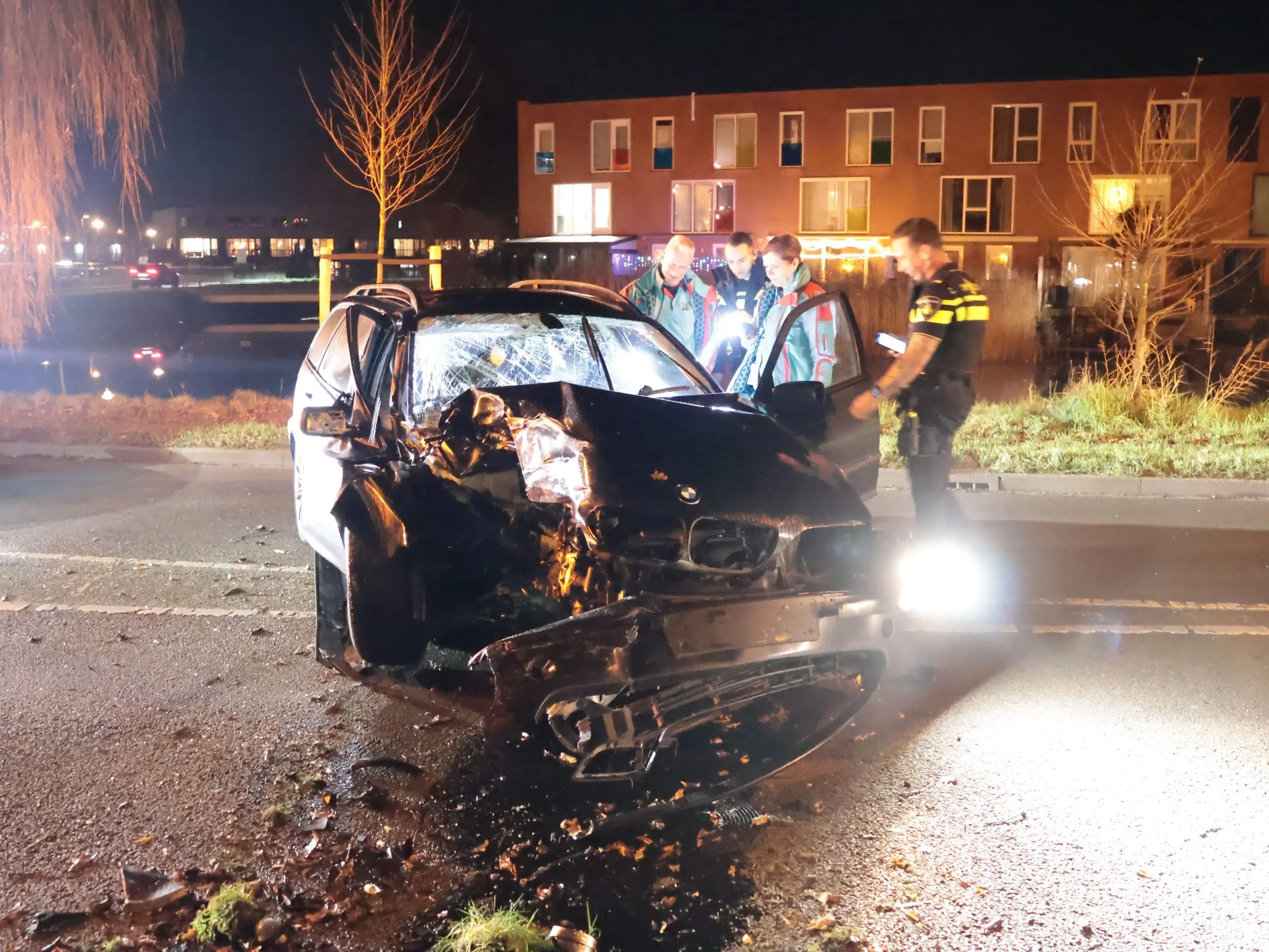 bestuurder gewond botsing boom amersfoort scaled