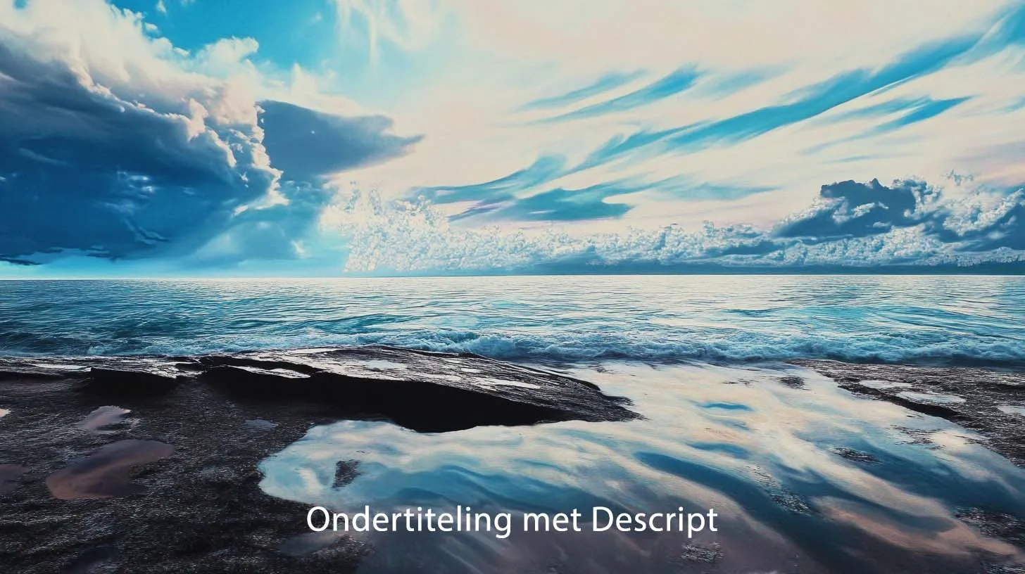 descript met ondertiteling
