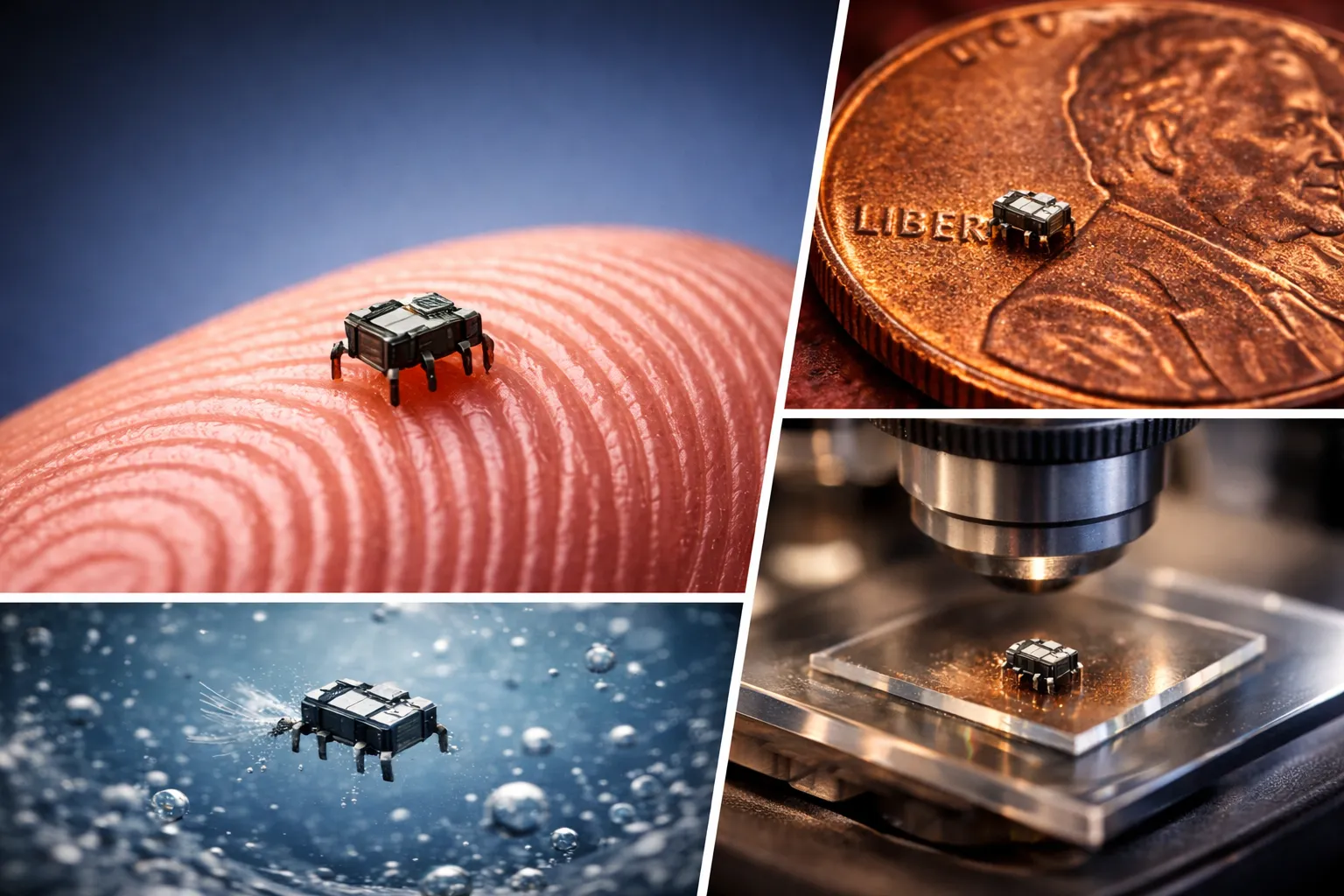 AI verovert microschaal Deze robot denkt met 75 nanowatt