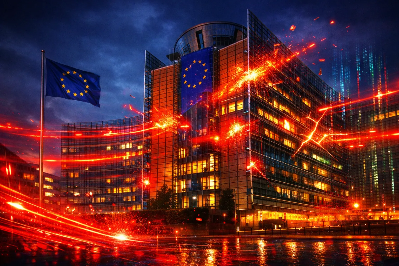 Europese Commissie gehackt 350 GB data mogelijk buitgemaakt