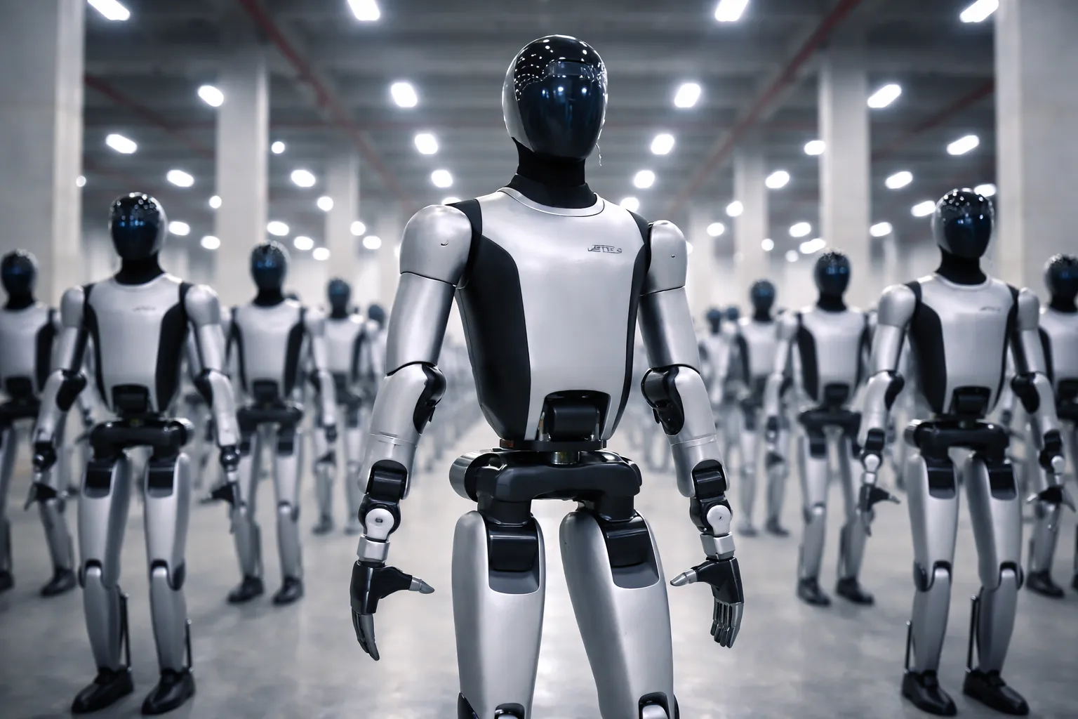 Chinese fabriek maakt elke 30 minuten een nieuwe robot