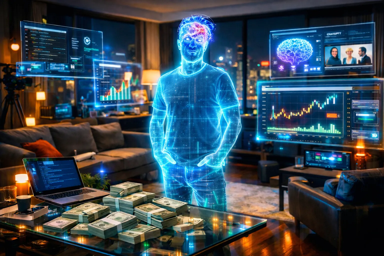 Eenmanszaak groeit naar $1,8 miljard met behulp van AI