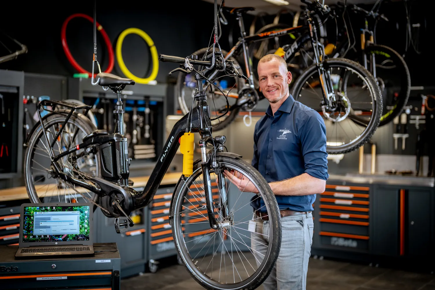 fietslokaal horizon college docent jan bosman richard rood 1