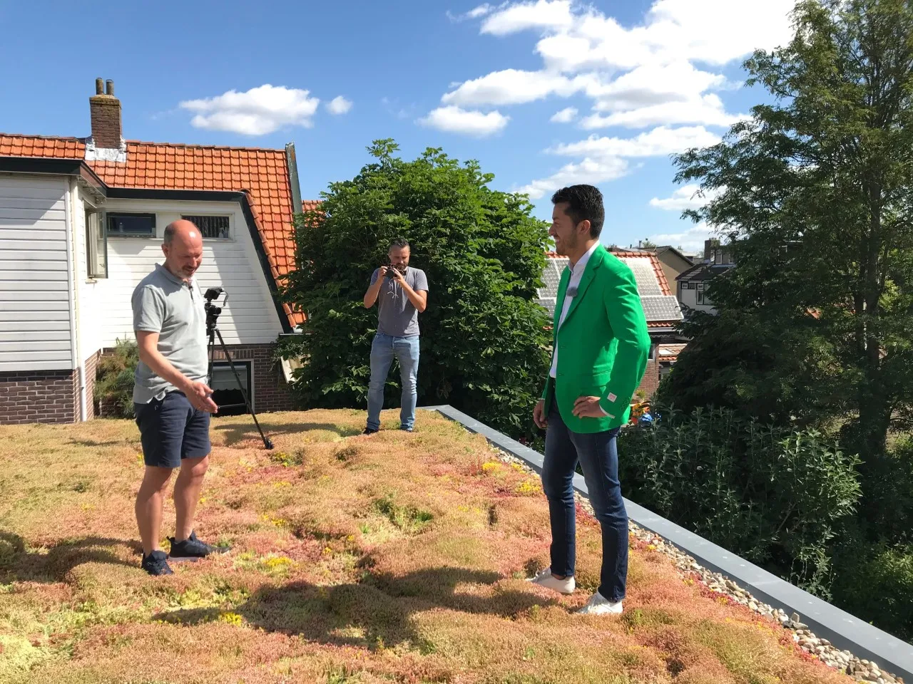 gluren bij duurzame buren sedum dak
