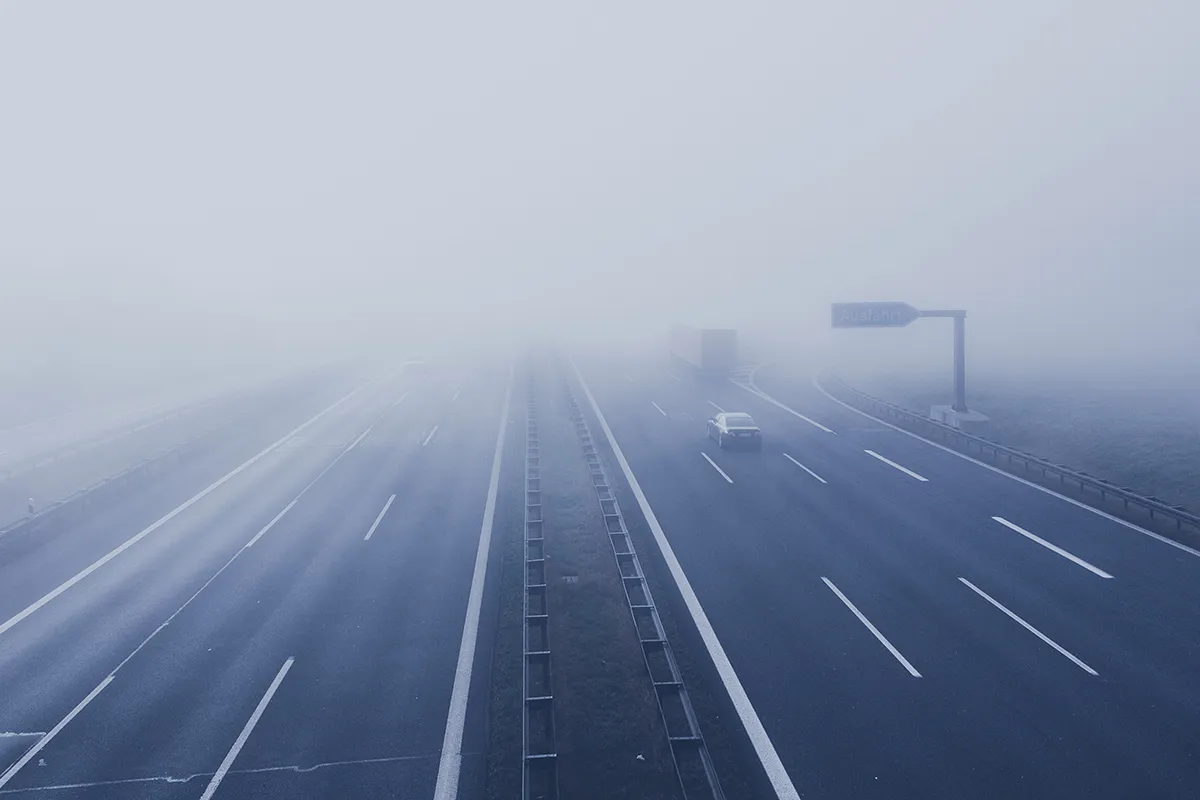 horizon snow fog road mist bridge 160091 pxherecom