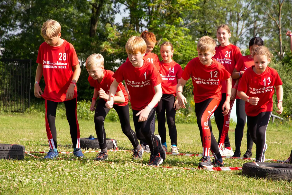ijsjesrun 2022 bij outdoorpark alkmaar