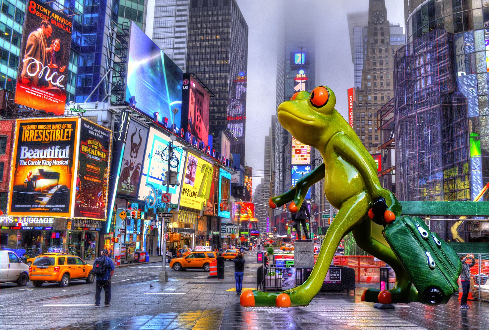 manhatten frog