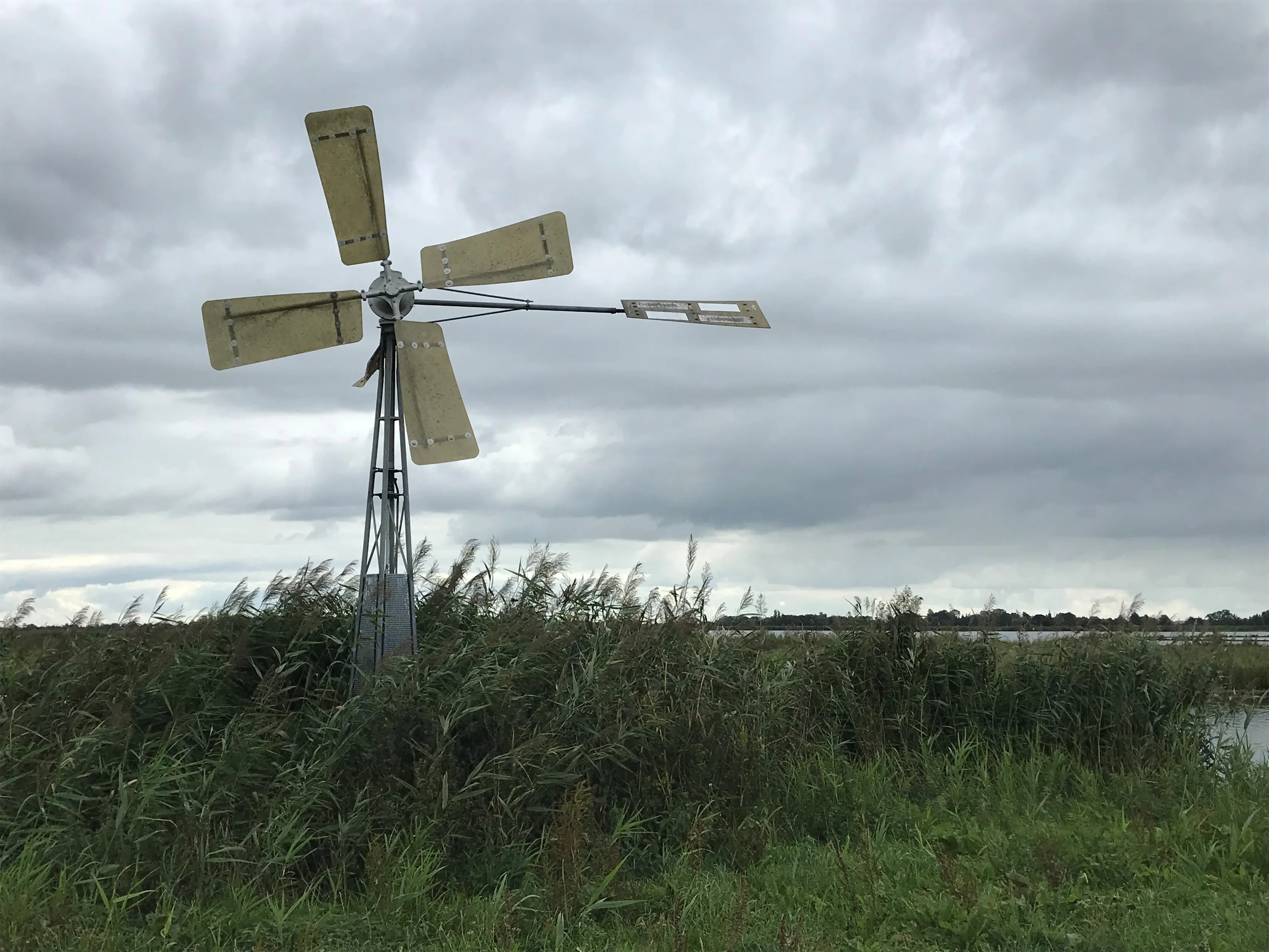 natuurmonumenten ijzeren molentje in het wormer en jisperveld