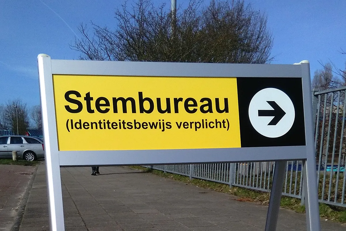 wegwijzer stembureau