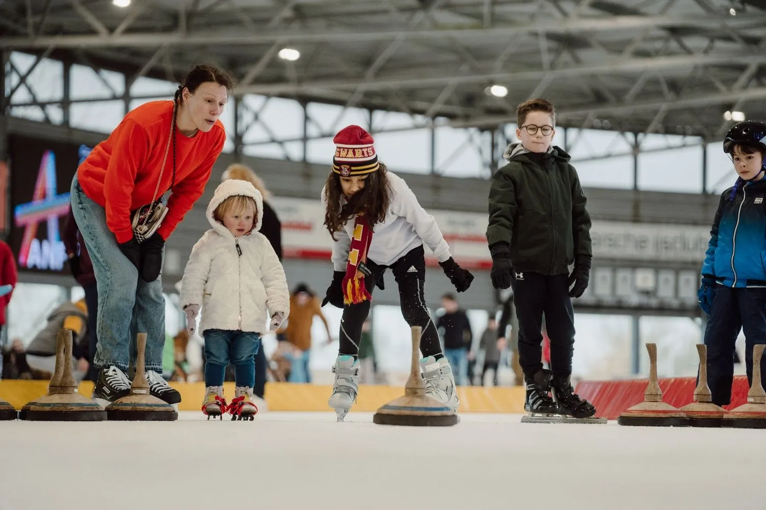 curling op het alkmaars ijsplein