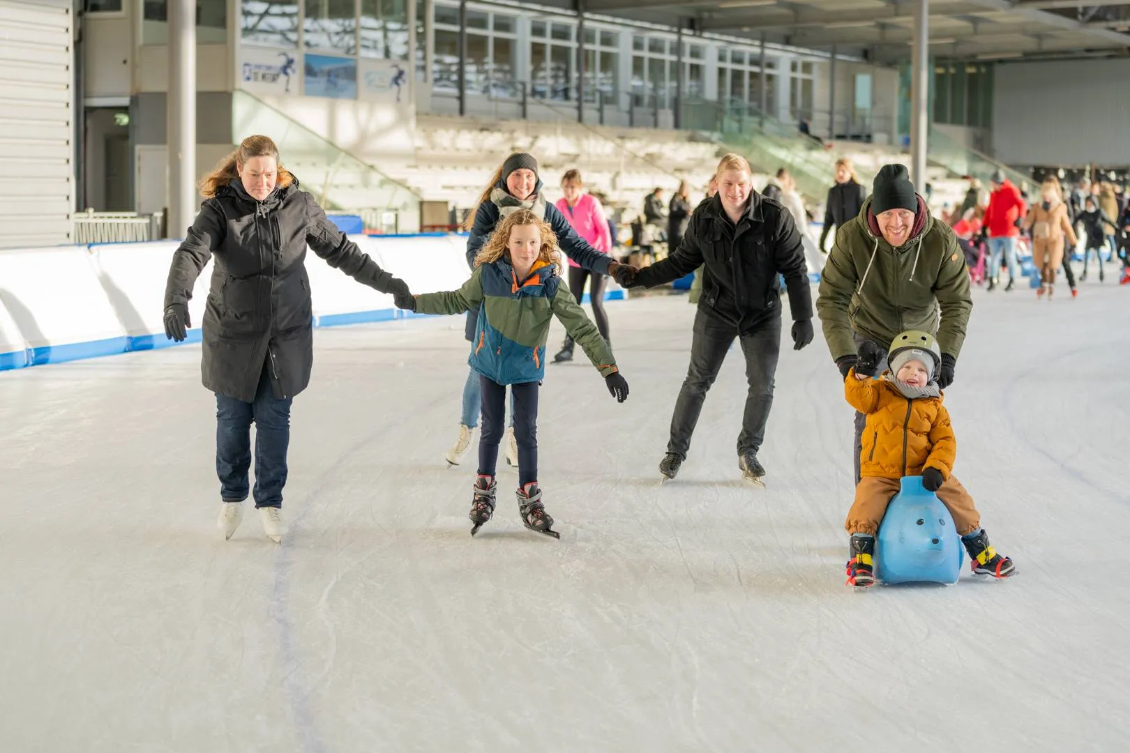 schaatsen op ijsbaan de meent