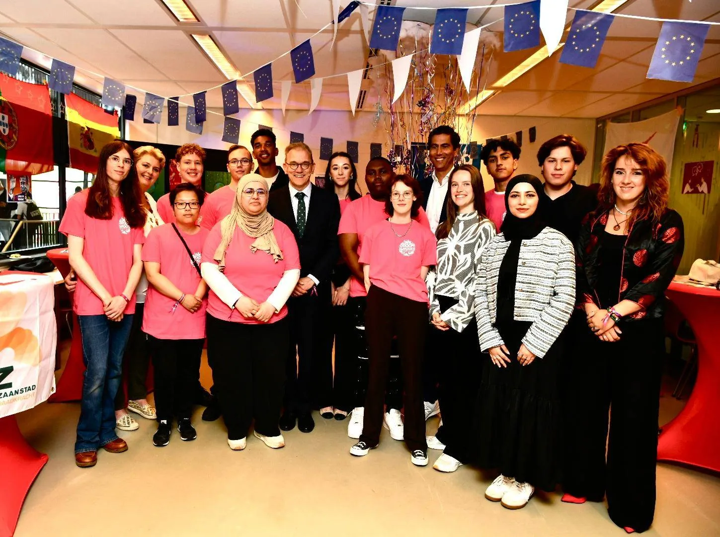 droom groots festival talland college groepsfoto minister bruins