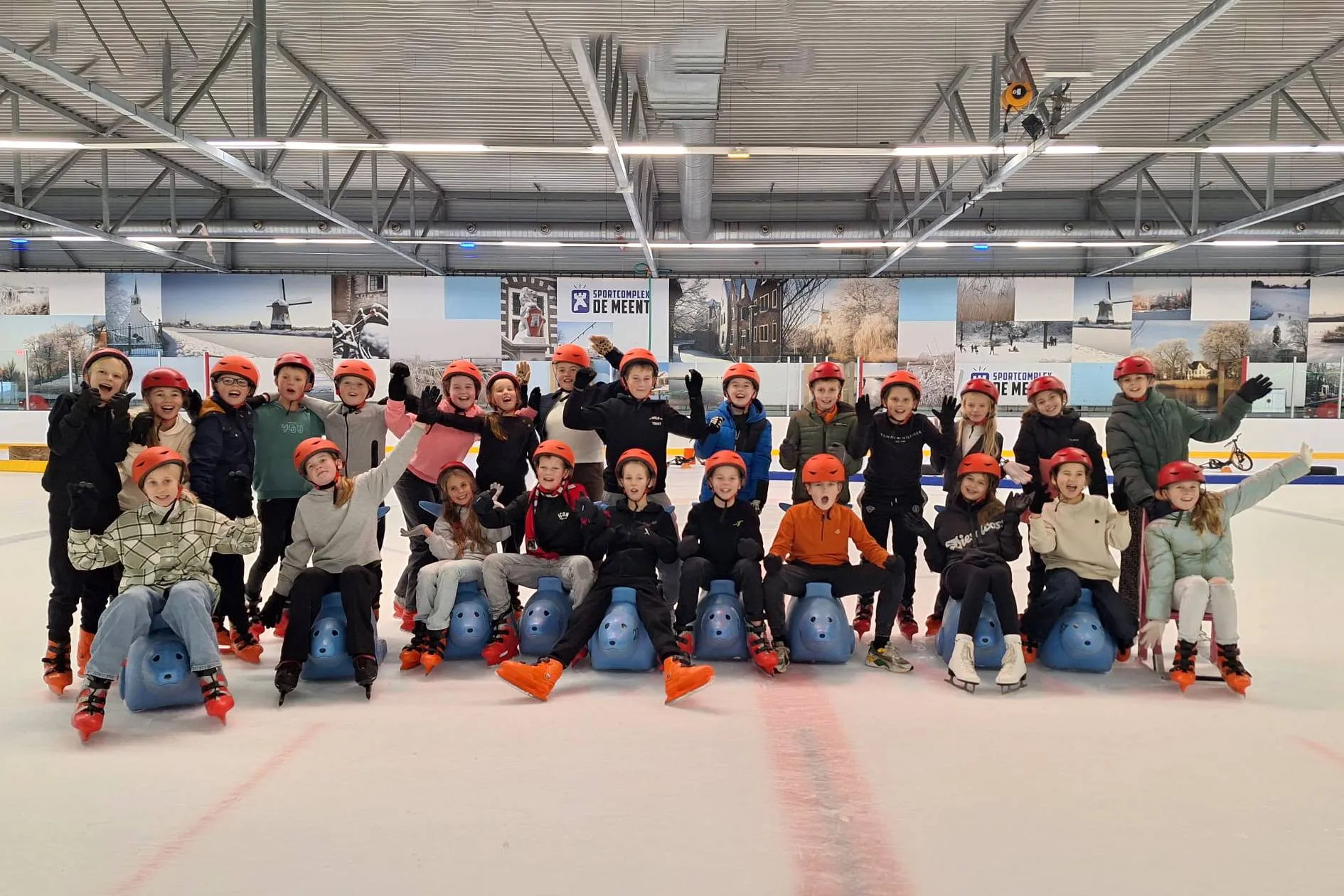 Een enthousiaste klas tijdens de ICE Games FULL