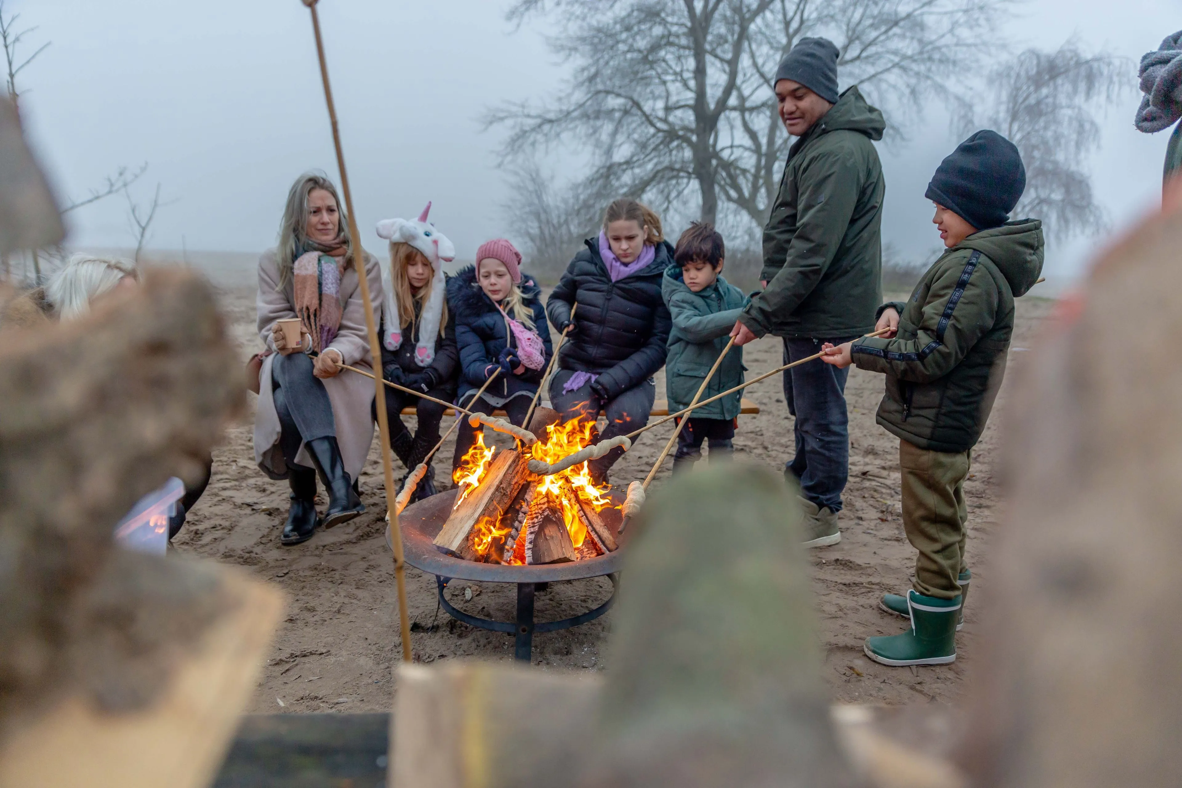 winterfeest almeerderstrand stad natuur