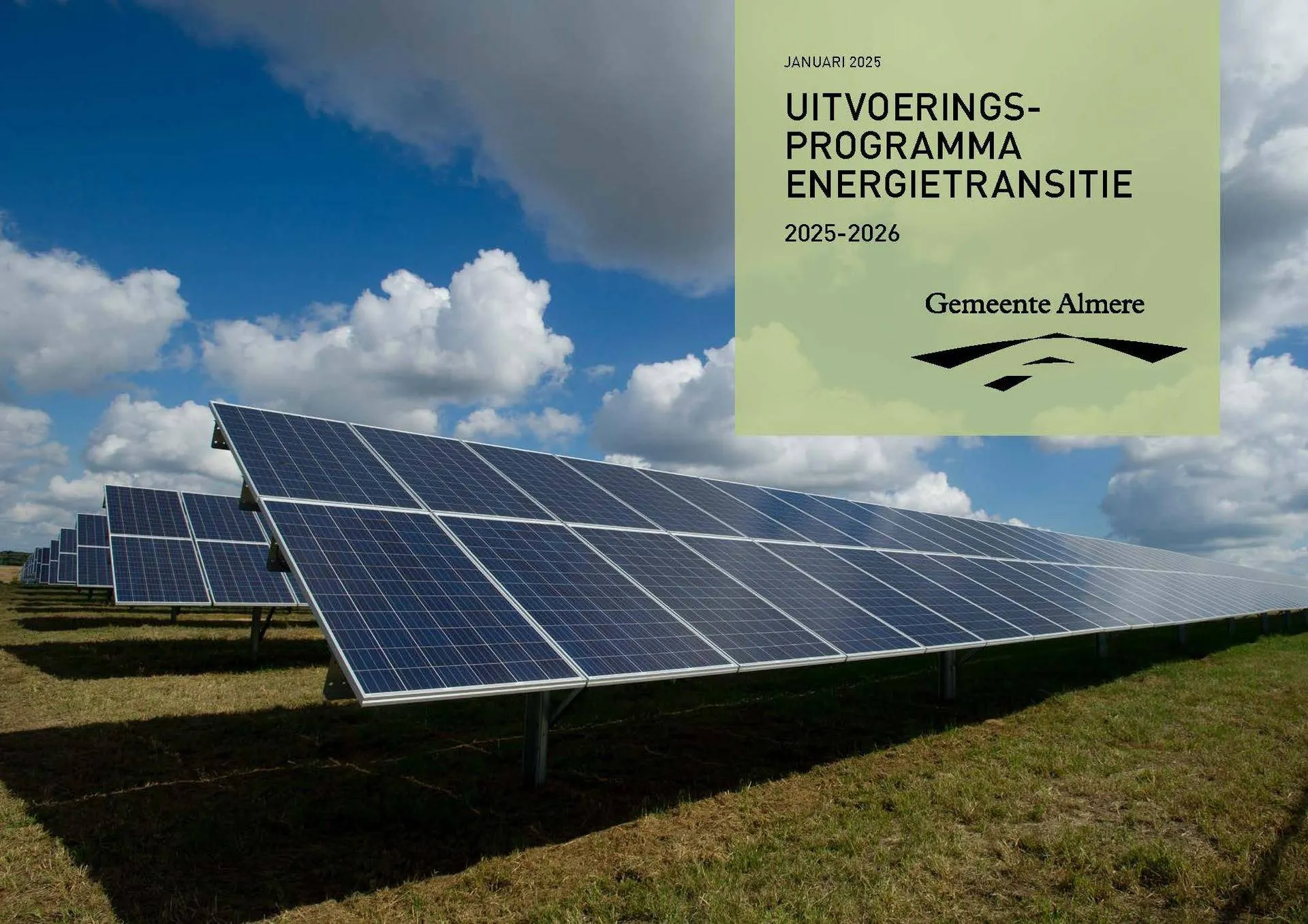uitvoeringsprogramma energietransitie gem almere