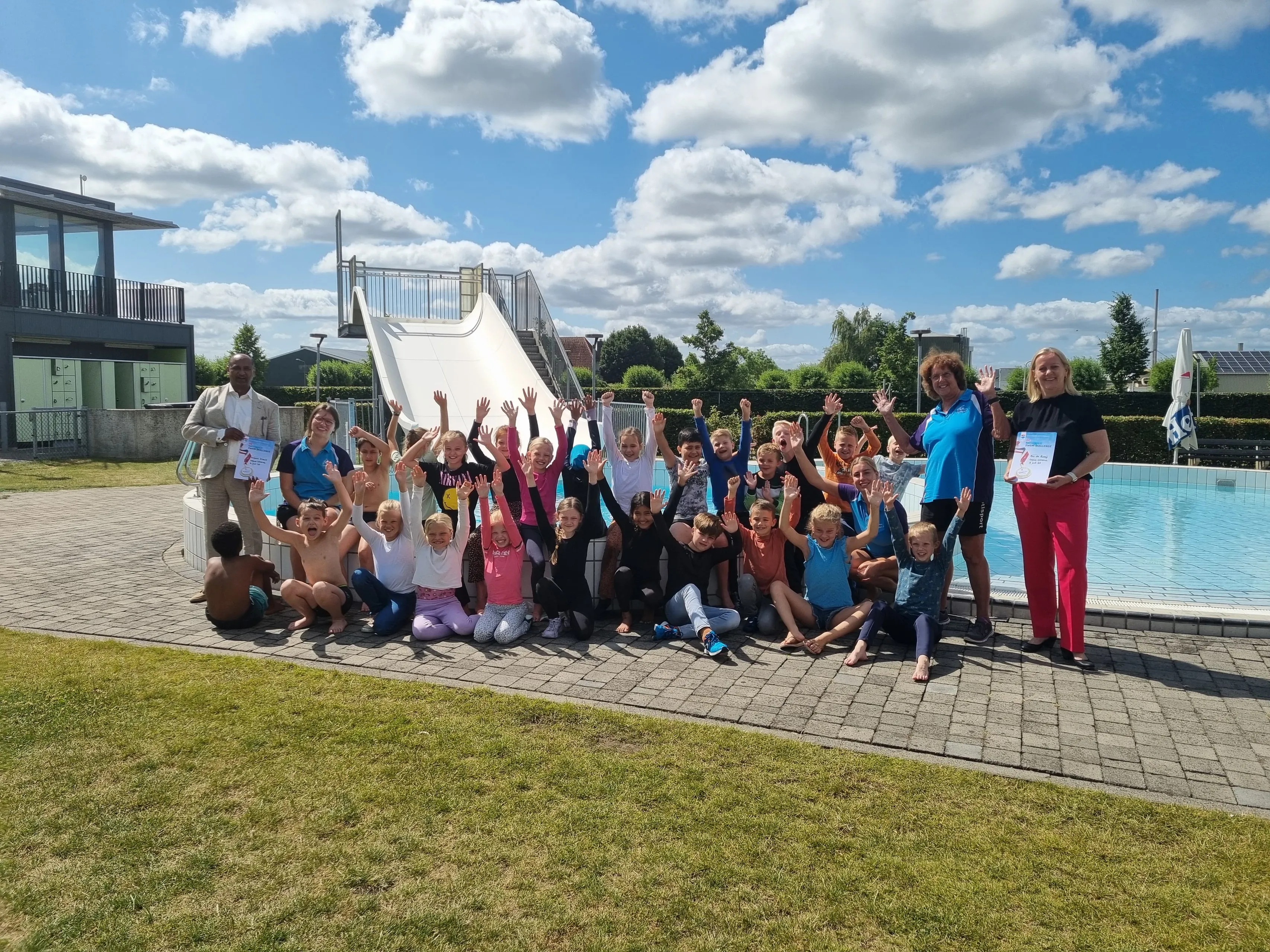 toegevoegde foto bij persbericht mbt zwemchallenge