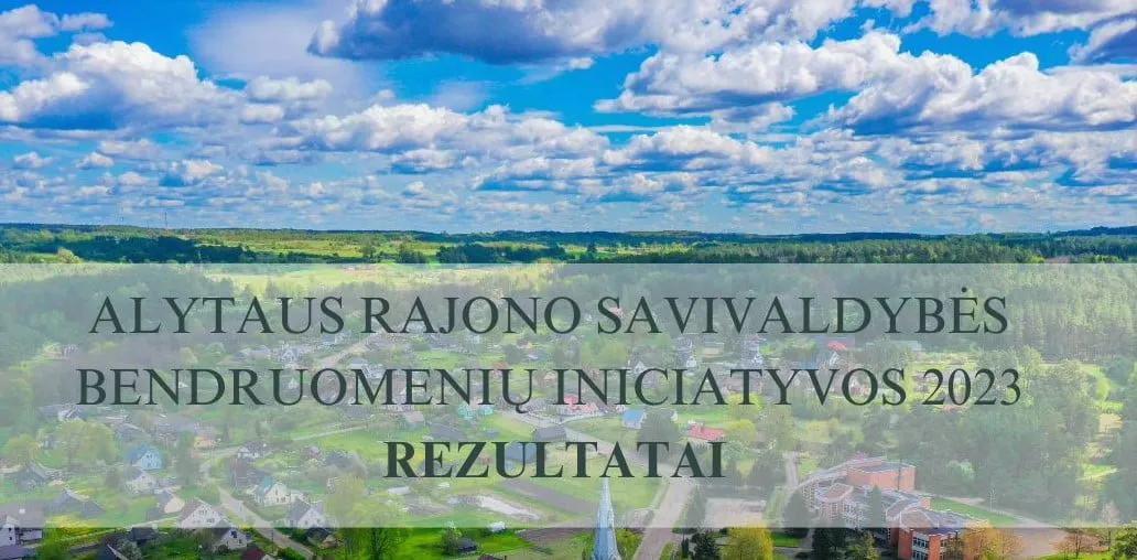 bendruomeniu iniciatyvu balsavimo rezultatai 2023s