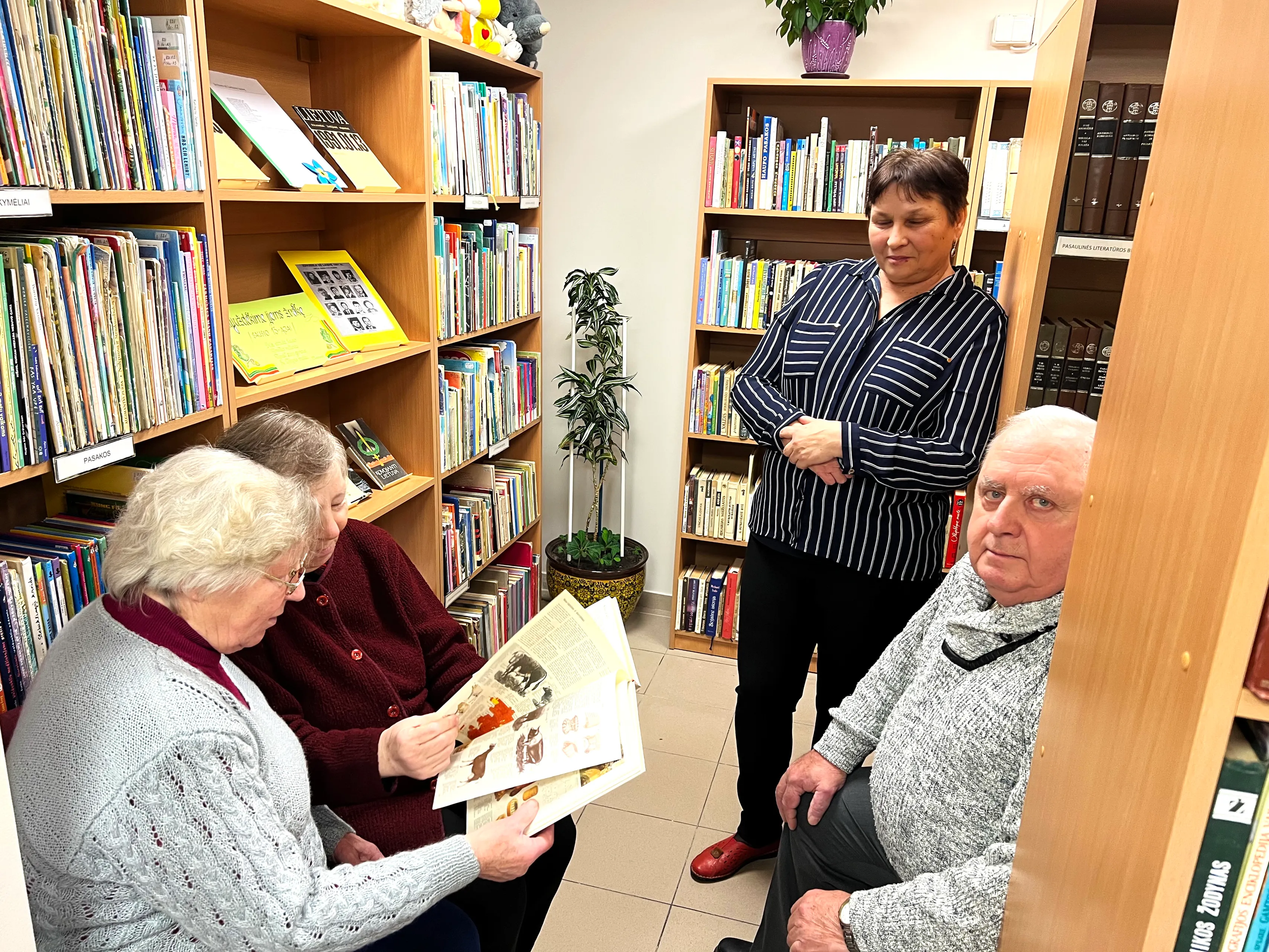 bibliotekos skaitytojai