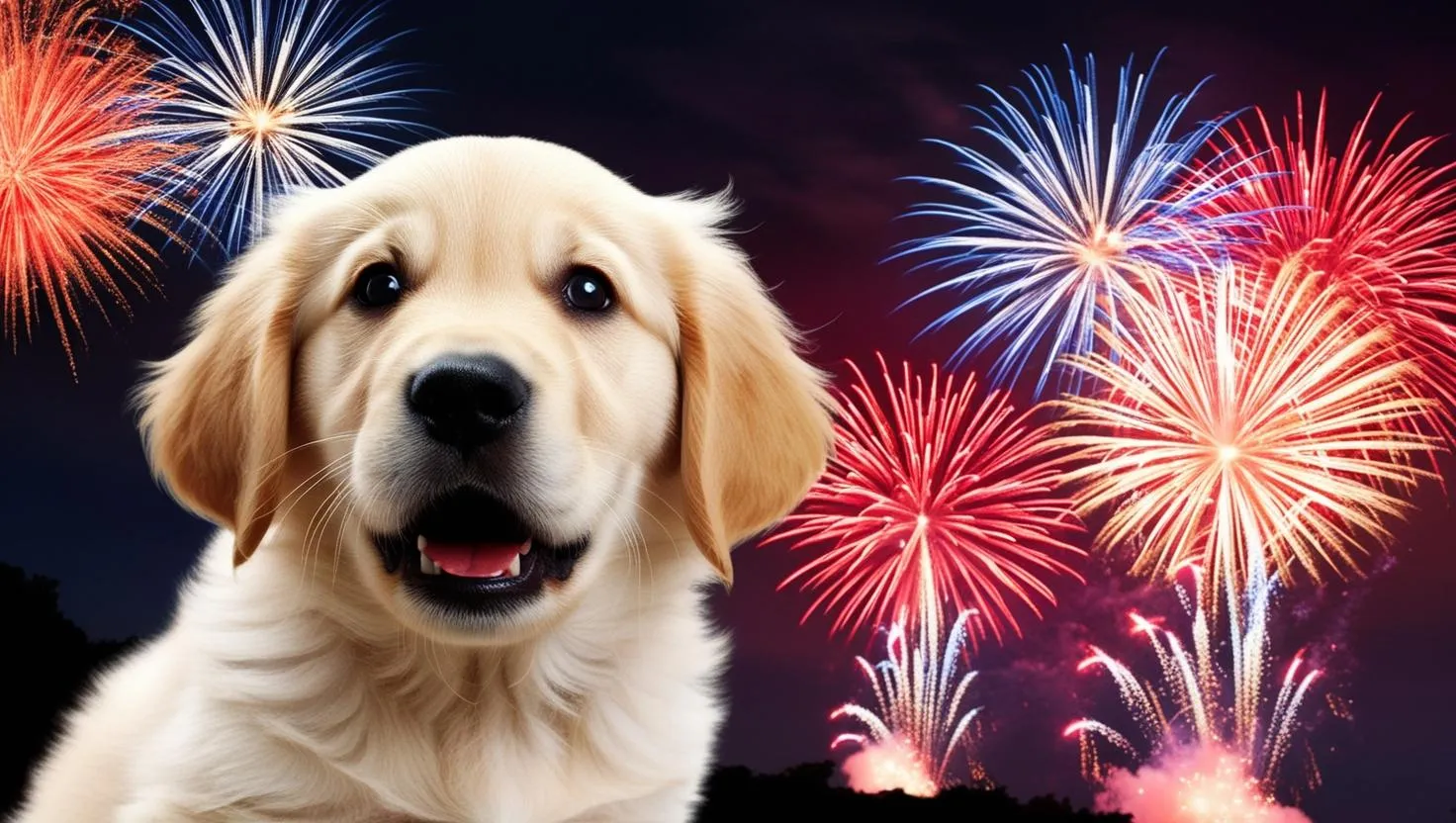 dog scare fireworks