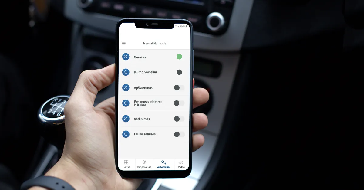 eldes control auto smartphone lt