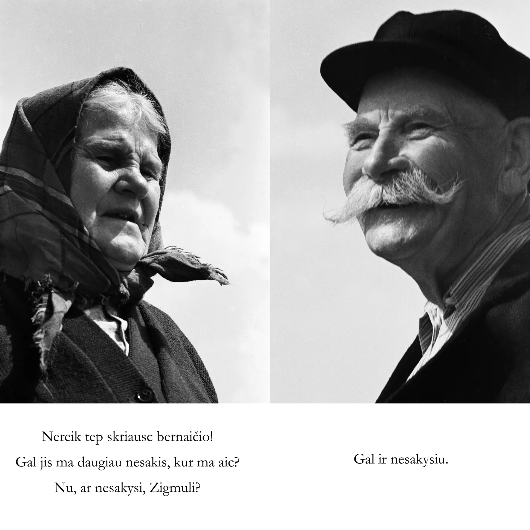 foto teksto montazas