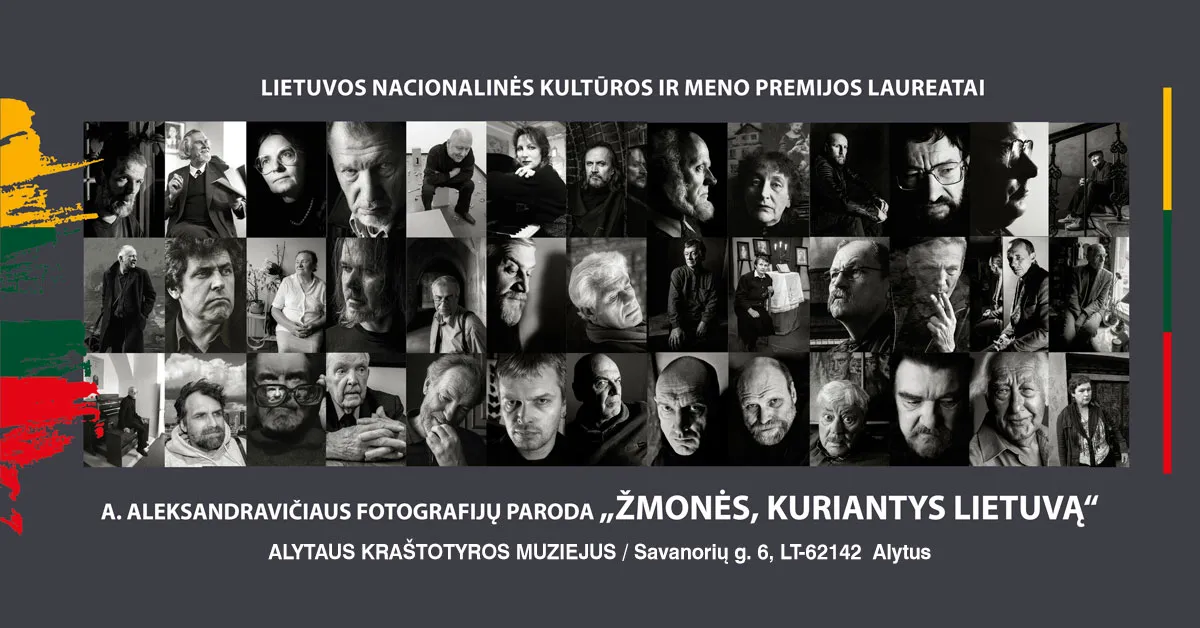 fotomenininko algimanto aleksandraviciaus portretu paroda zmones kuriantys lietuva