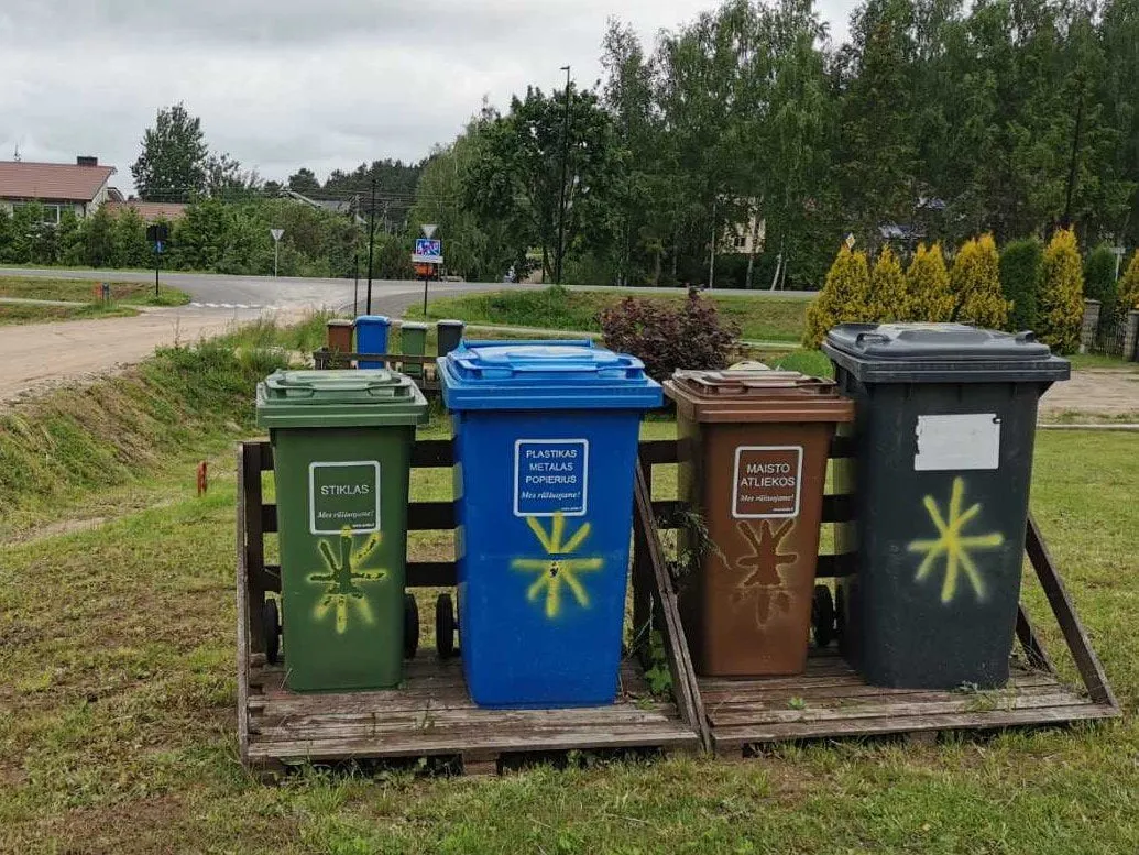 individualus konteineriai aptverti