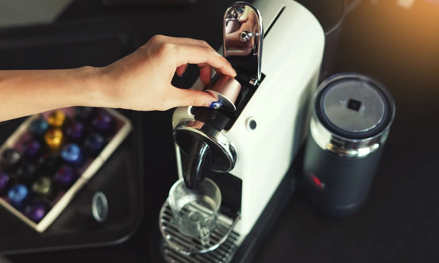 kapsulinio kavos aparato prieziura