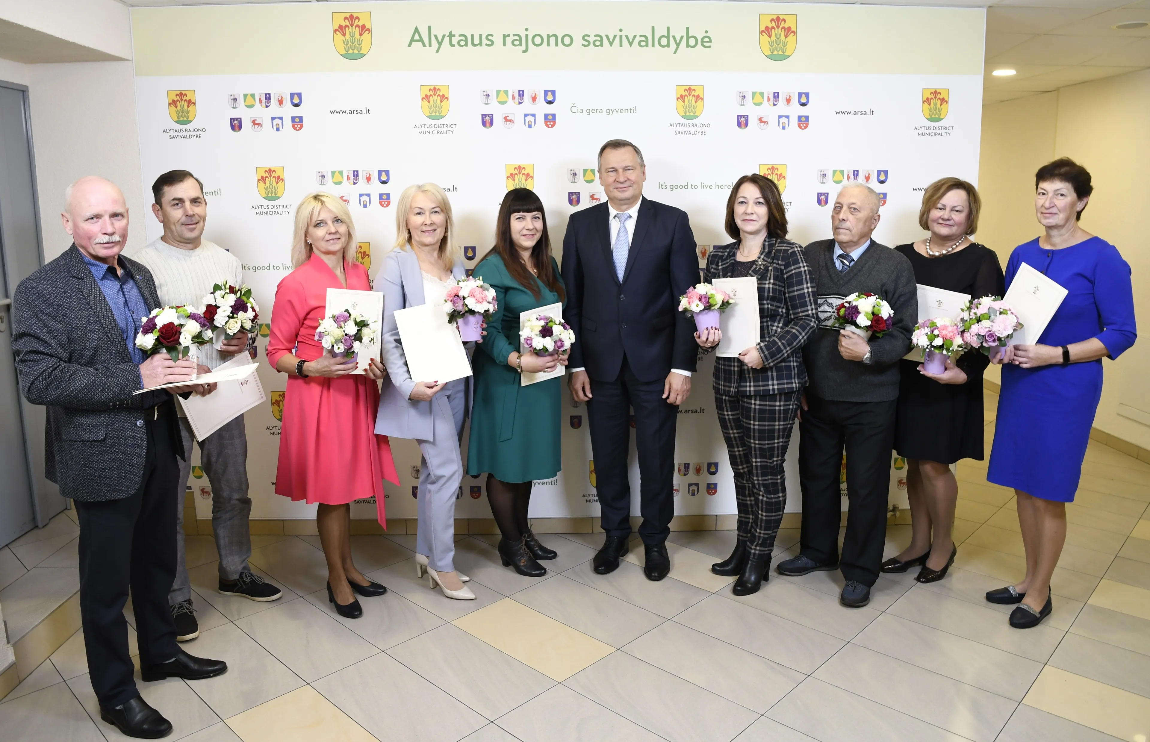 nuotr alytaus rajono rugsejo menesio jubiliatai