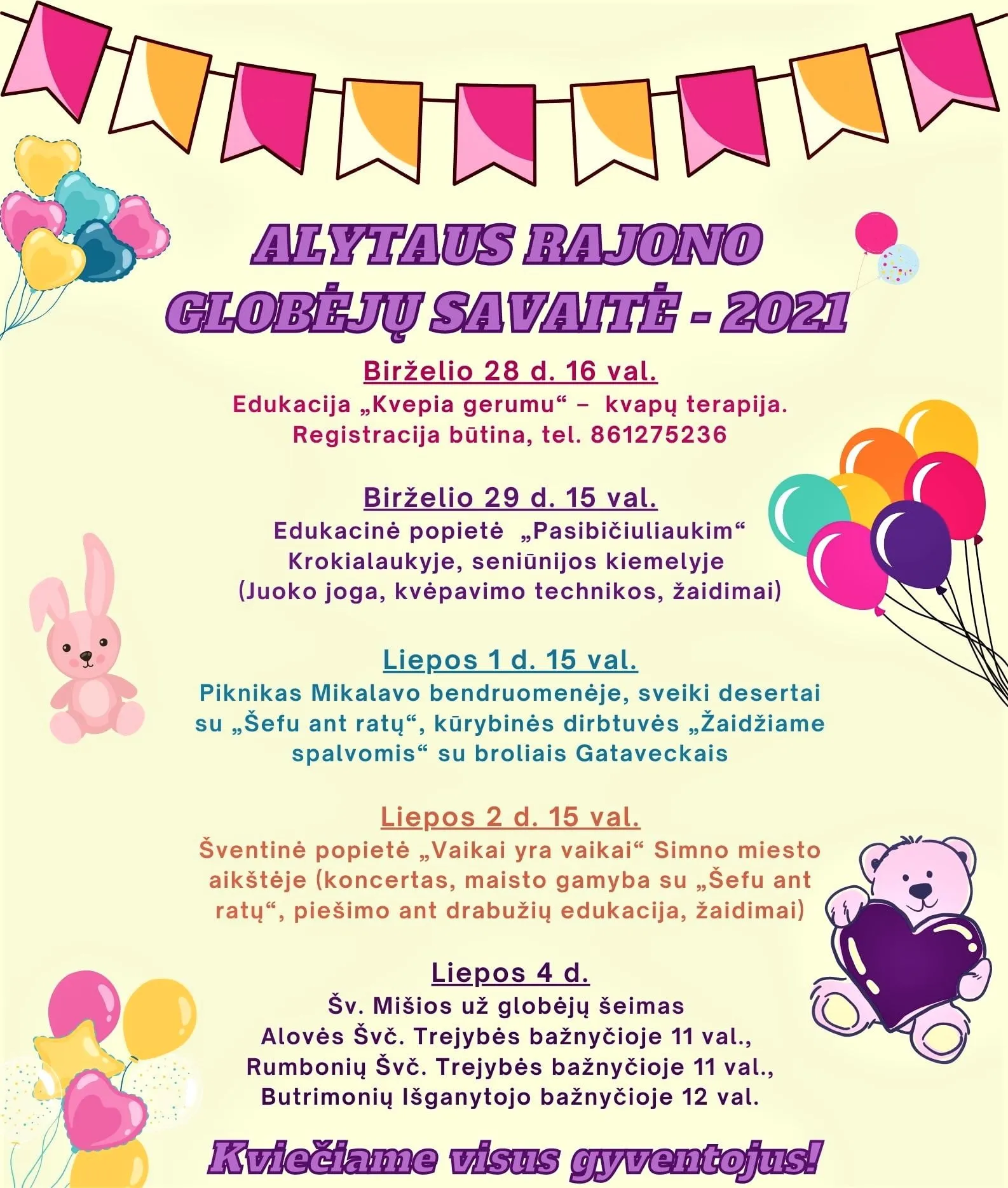 renglobeju savaites plakatas